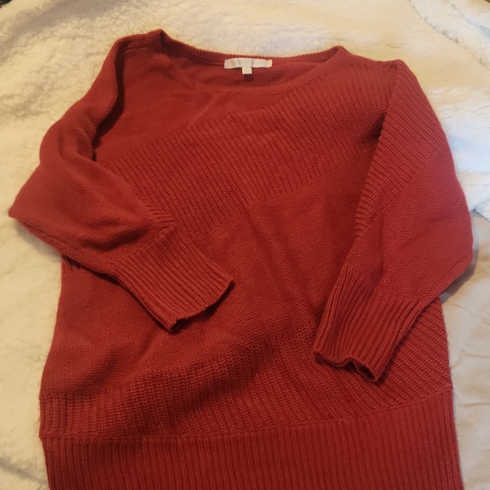 Women's small red sweater